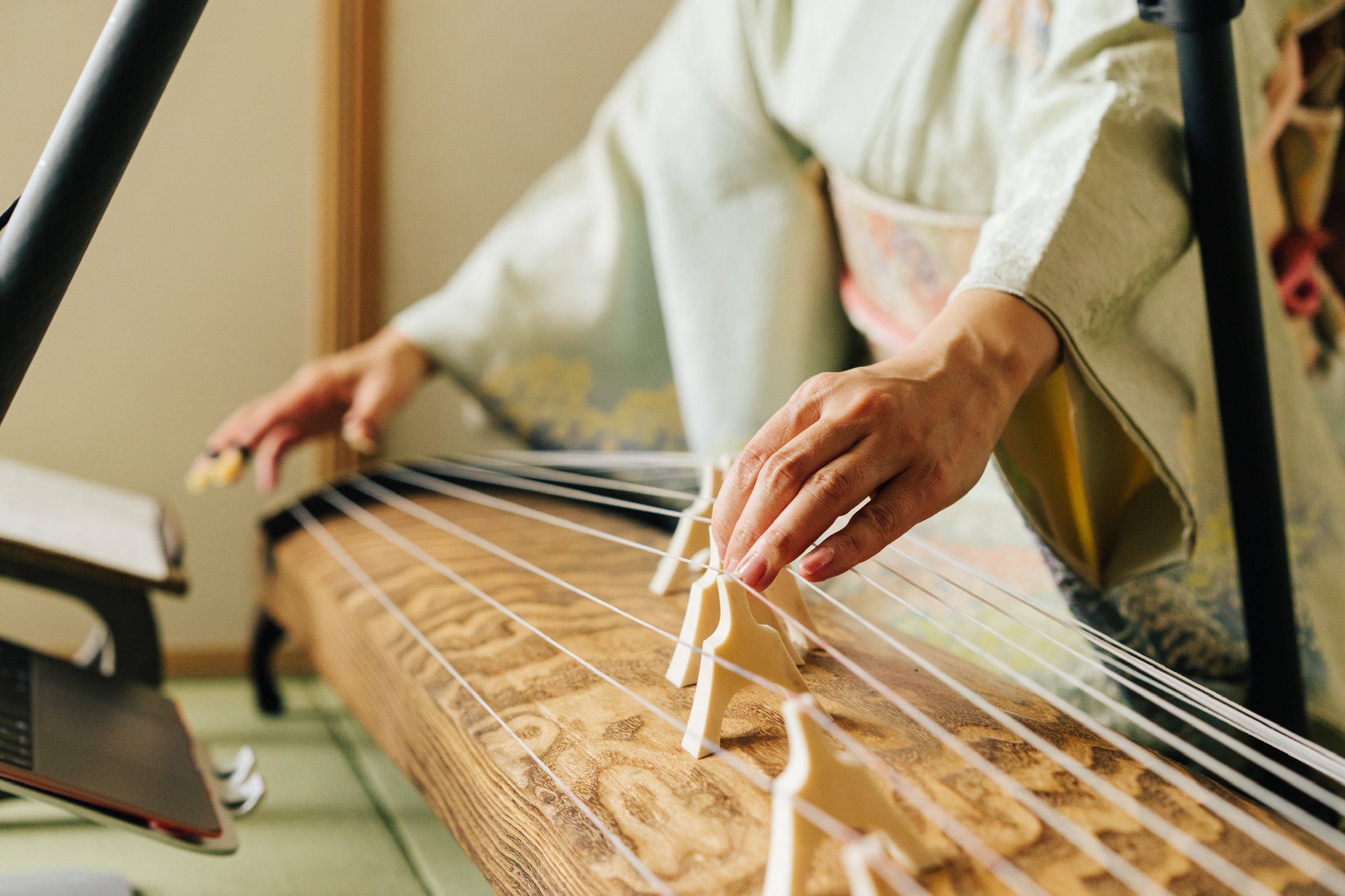 お琴です。13弦 箏曲部での自宅練習用に如何でしょう -